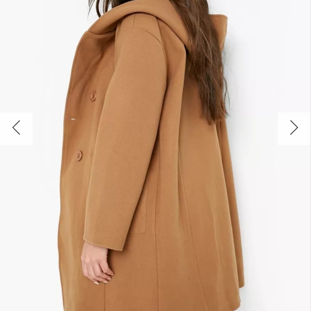 Boohoo oversize wool coat